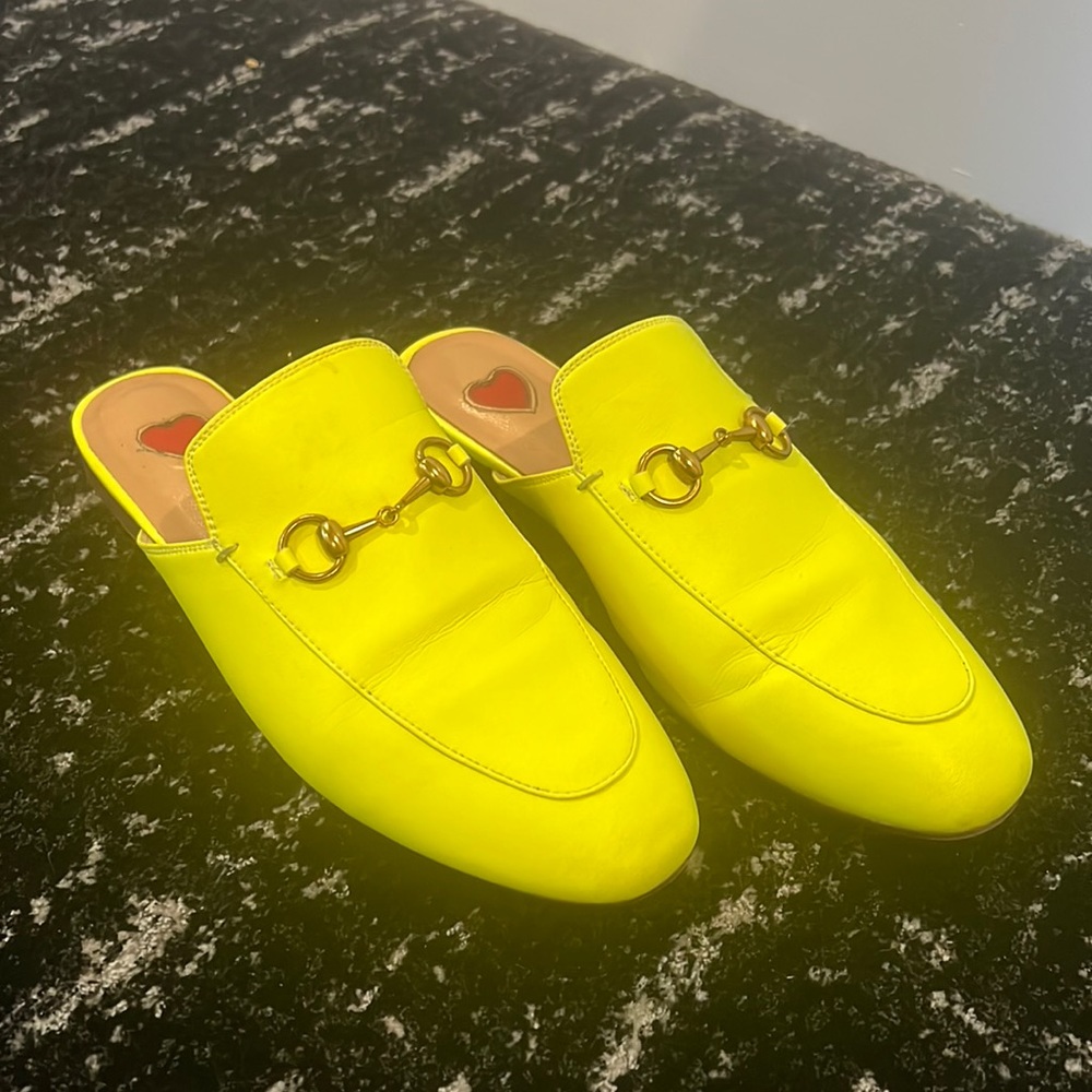 Lime Neon Slippers